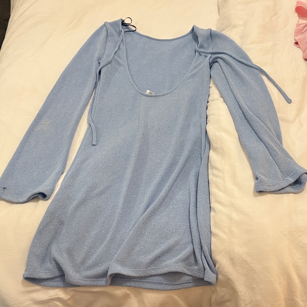 H&M Light Blue Mini Dress